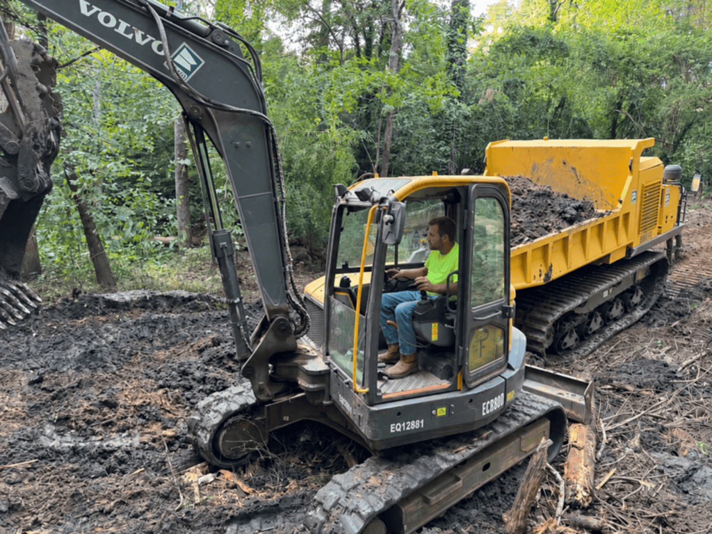 Birmingham Alabama Excavation, land clearing, grading and drainage, demolition